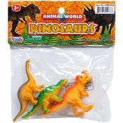 Animal World Dinosaur Toys, 3-Piece