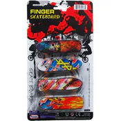 Finger Skateboards Set, 4-Pack