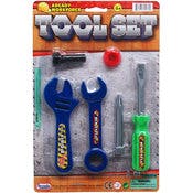 Pretend Tool Play Set - 6 Pieces, Plastic, Ages 4+