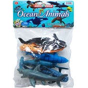 Ocean Animals Toy Sharks, 6-Pack