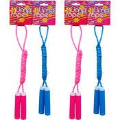 Toy Jump Ropes, Blue & Pink