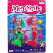 Mermaid Doll Set, 4-Piece