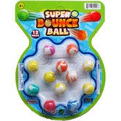 Super Bounce Balls - 1", 12 Pk