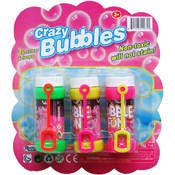 Bubble Bottles and Wands Set, 3 Pack