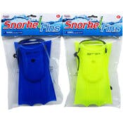 Swimming Fins, Green & Blue