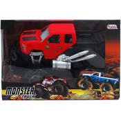Friction Powered Monster Trucks, 9"