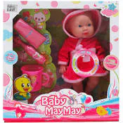 Battery Operated Baby Doll with Accessories, 11"