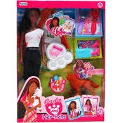 Jada and Her Pets Doll with Pet & Accessories, 11.5"