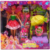 Diana Fairy Princess Doll with Accessories, 11.5"