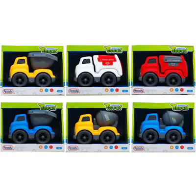Toy Trucks, Assorted, 6" - 6.25"