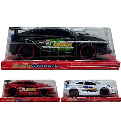 Friction Powered Racing Cars, Assorted - 12"