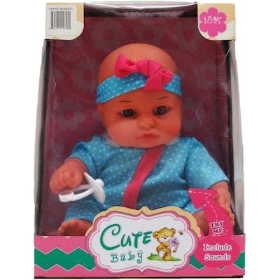Baby Dolls with Accessories and Sound - 8.25"
