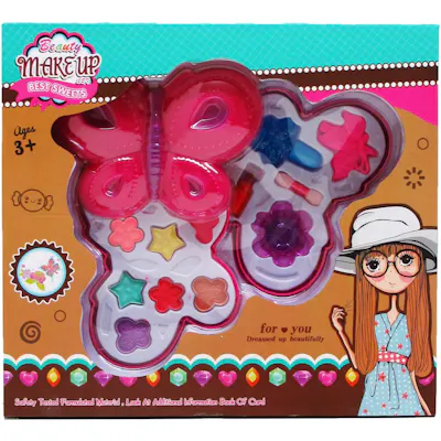 Kid's Butterfly Shaped Toy Makeup