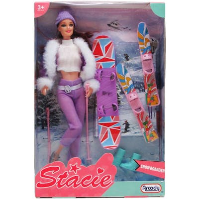 Stacie Snowboarder Fashion Dolls, 11.5" - Assorted
