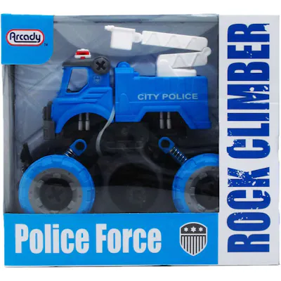 Police Climber Trucks, 6" - Assorted