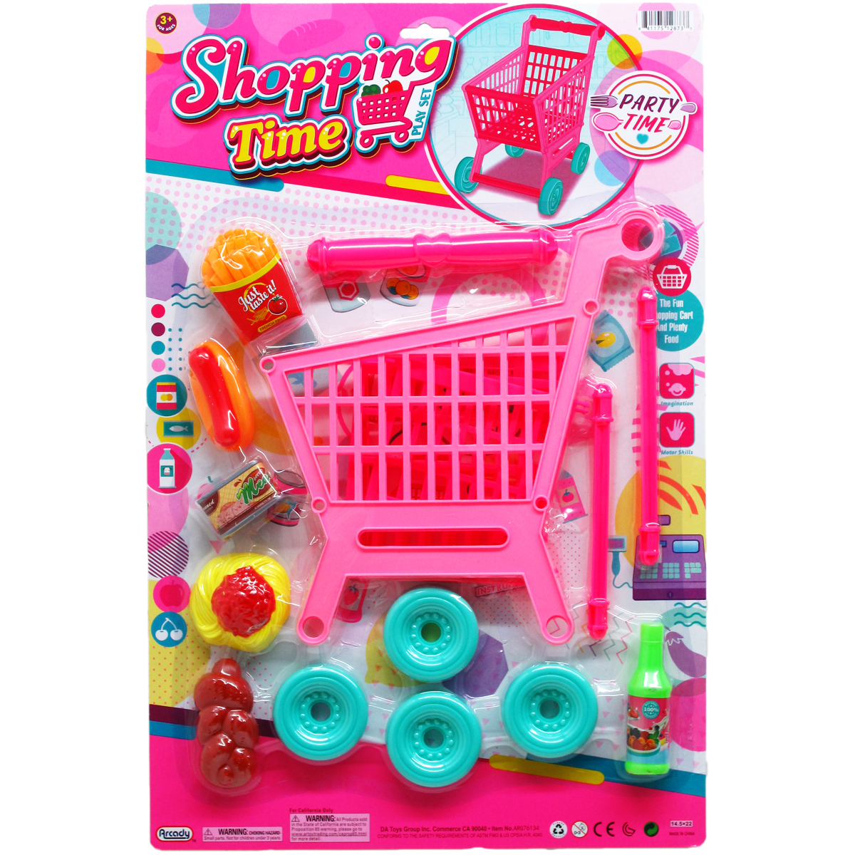 my very own gourmet kitchen & shopping cart play set