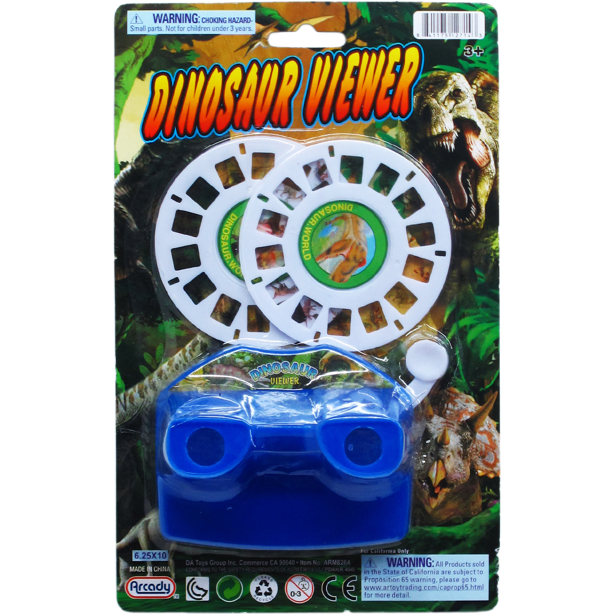 Dinosaur Picture Film Viewer - 2 Film Discs Ages 3+ 3"