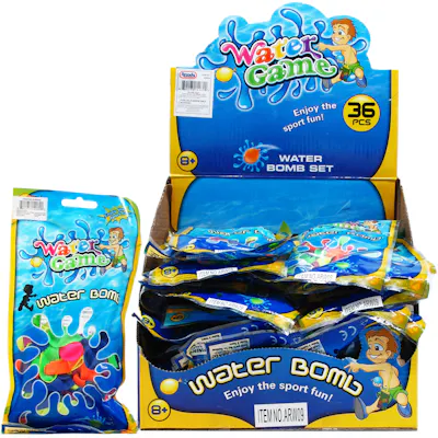 Water Balloons - Assorted, 36 per Pack