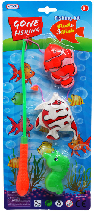Wholesale Fishing Game Playsets - Assorted, Plastic