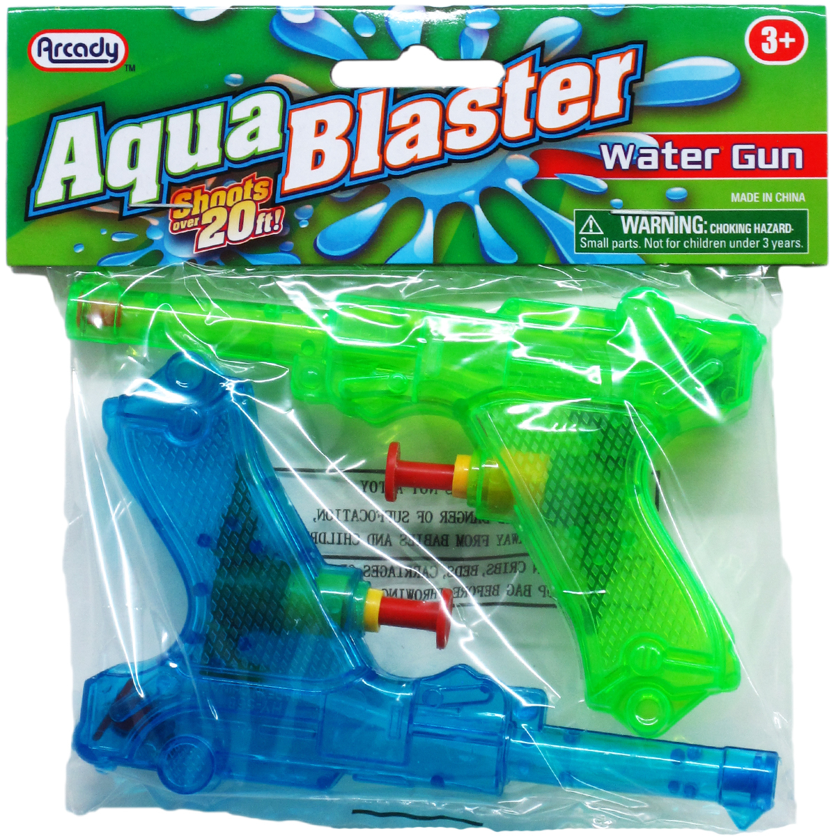 Wholesale 2Piece Assorted Color Water Guns 5.25" DollarDays
