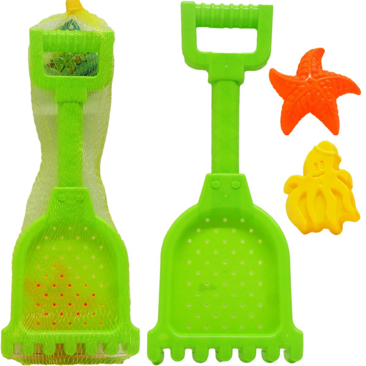 Wholesale 13.75" Beach Rake with2 Piece Accessories Assorted (SKU