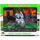 Tractor Farm Play Set with Accessories, 14-Piece image number null