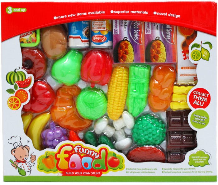 soft pretend play food