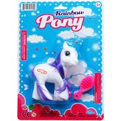 Rainbow Pony with Accessories - Assorted, 4.75"
