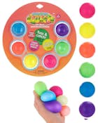 Neon Squeeze Balls, Assorted Colors - 6 Piece