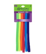 Skinny Headbands - 6 Pack, Neon Rainbow