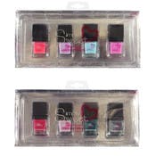 Nail Polish Sets - 4 Pack Boxed Sets, 2 Color Palettes