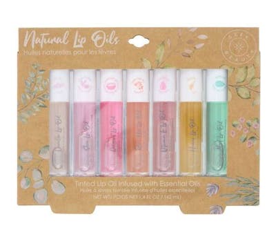 Natural Tinted Lip Oil Collection - 7 Piece