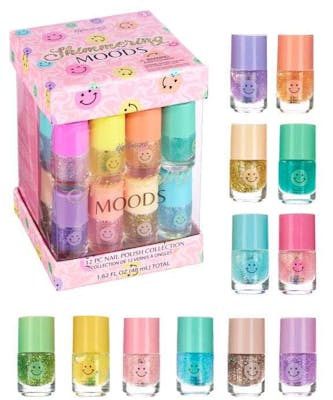 Nail Polish Mood Sets, Smiley - 12 Piece