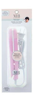 Travel Flat Iron with Carrying Case - Pink