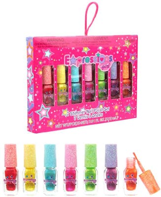 Expressions Girl 7-Piece Shimmer Nail Polish Sets