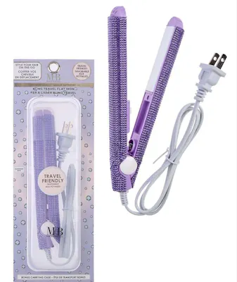 Bling Travel Flat Iron - Lavender