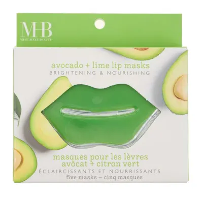Avocado and Lime Lip Mask - 5 Piece Set