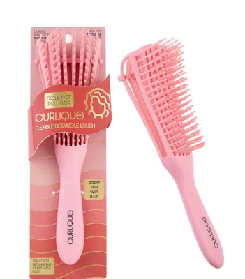 Flexible Detangling Brush - Pink