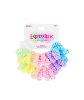 Ponytail Holders - 36 Pack, Pastel