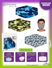 Men's Printed Face Masks - Washable, Adjustable, Assorted Camo image number null