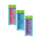Wide Tooth Combs - Assorted Colors, 6.5" image number null