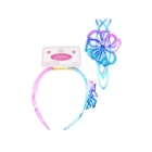 Flower Ombre Headbands - Blue/Pink/Purple image number null