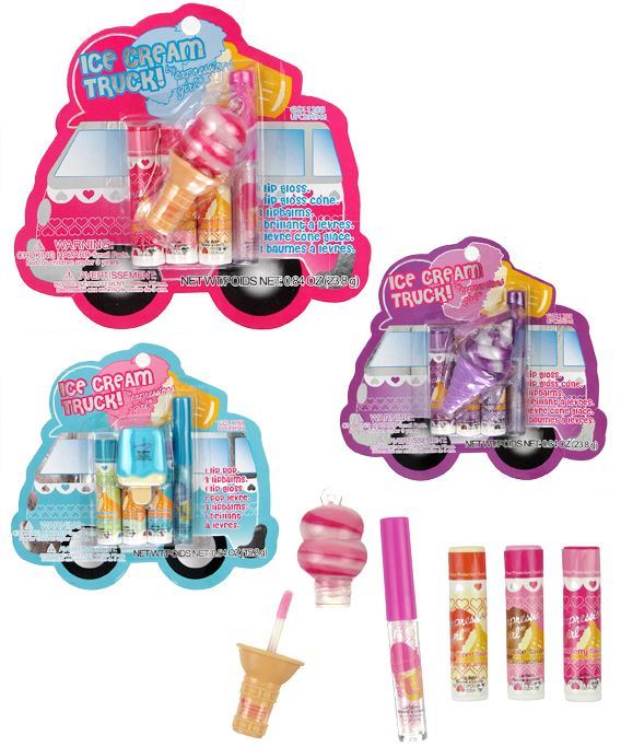 Wholesale Expressions Girl Lip Gloss Sets - Flavored, Ice Cream Truck