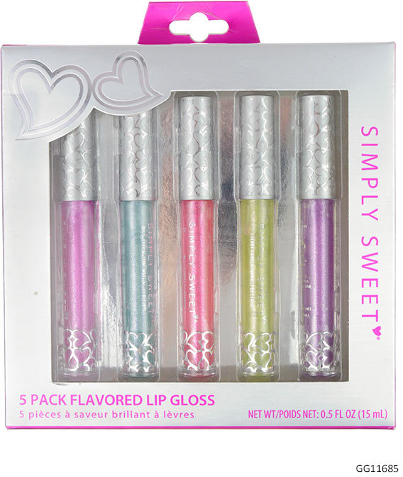 Wholesale Flavored Lip Glosses 5Pack (SKU 2276254) DollarDays