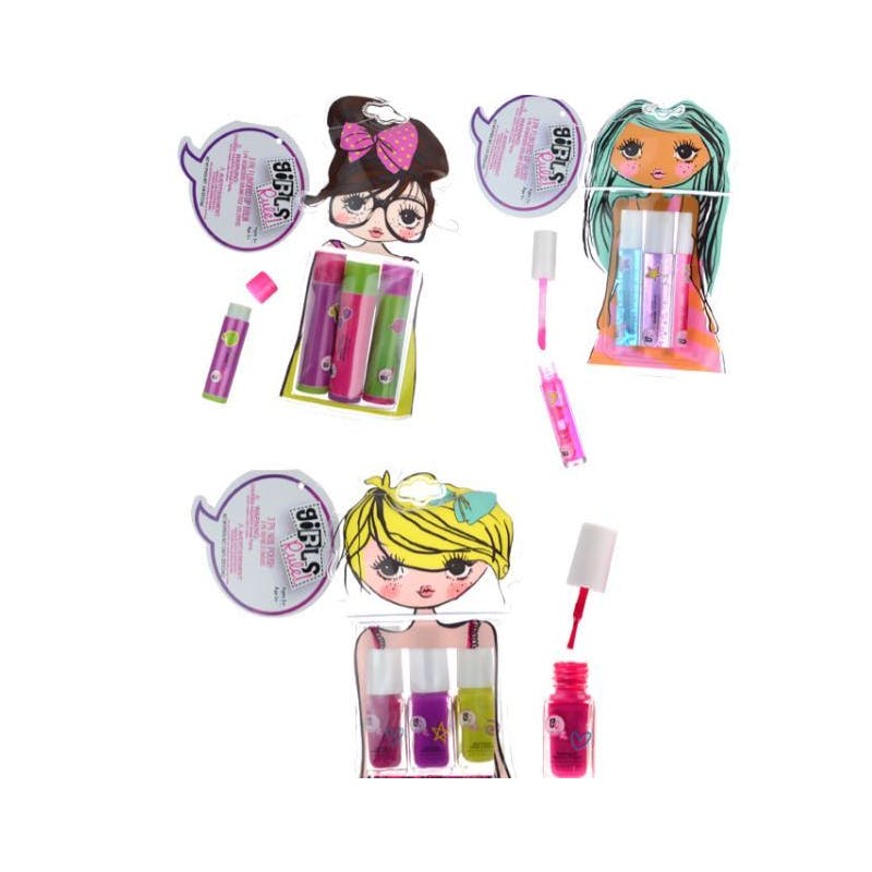 Girls' Rule Makeup 3-Pack Set