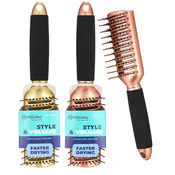 Vented Brushes - Gold/Rose Gold, Foam Handle
