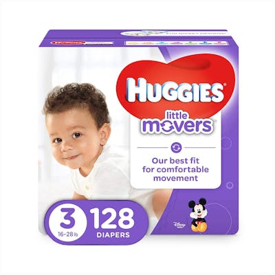 Wholesale Pallet of Huggies Little Movers Diapers - Size 3