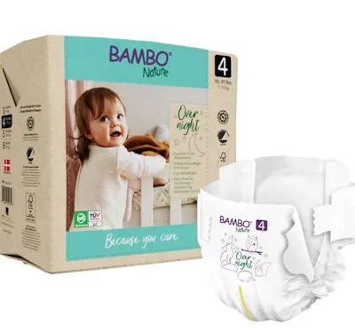 Overnight Baby Diapers, Size 4