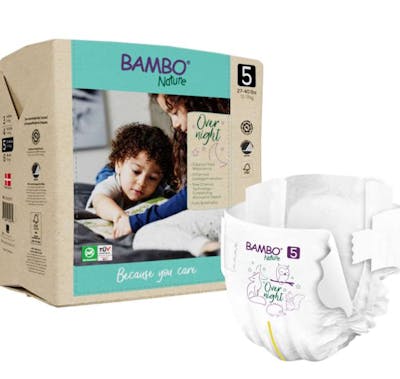 Overnight Baby Diapers, Size 5
