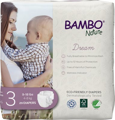 Baby Diapers - 29 Count, Size 3, 9-18 Lbs.